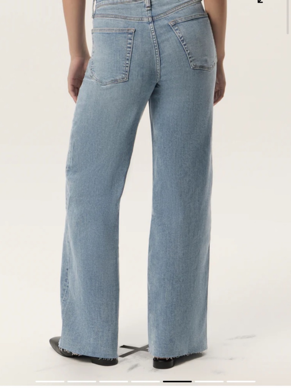 Rag & bone Sofie Ultra High Rise Wide-Leg Jean Whitney Denim - Picture 5 of 13